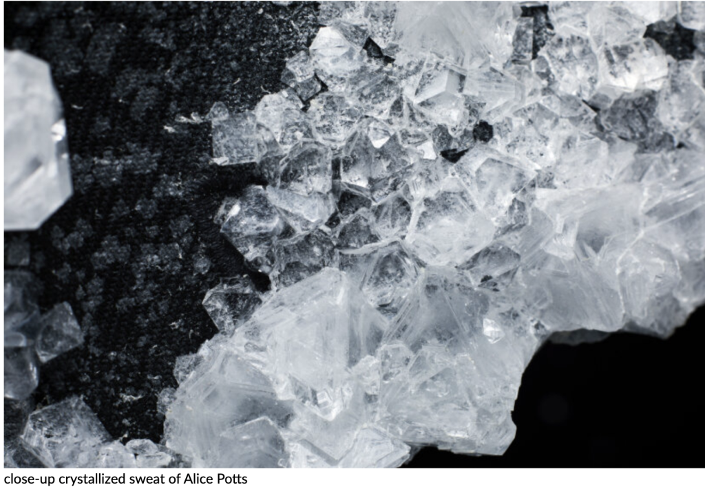 Sweat perspiration art ball cap