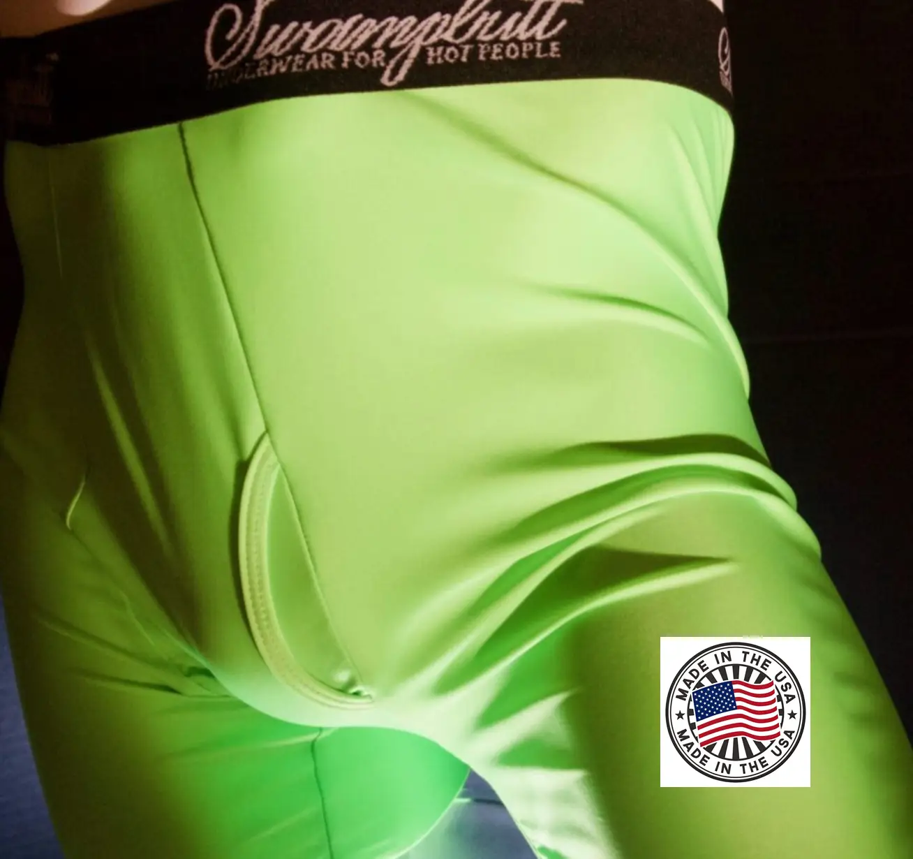 SwampButt Green Made in the USA Men's Underwear.