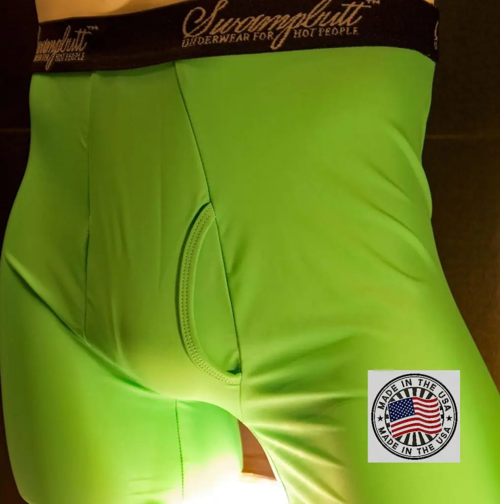 SwampButt Made in the USA Lime Green Underwear.