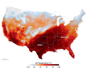 SwampButt Underwear reports on the persistant heat wave remaining in the USA.