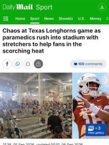 Heat injuries at UT football SwampButt Underwear Scale of Sultry